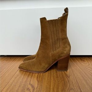 Marc Fisher Tan Suede Boots